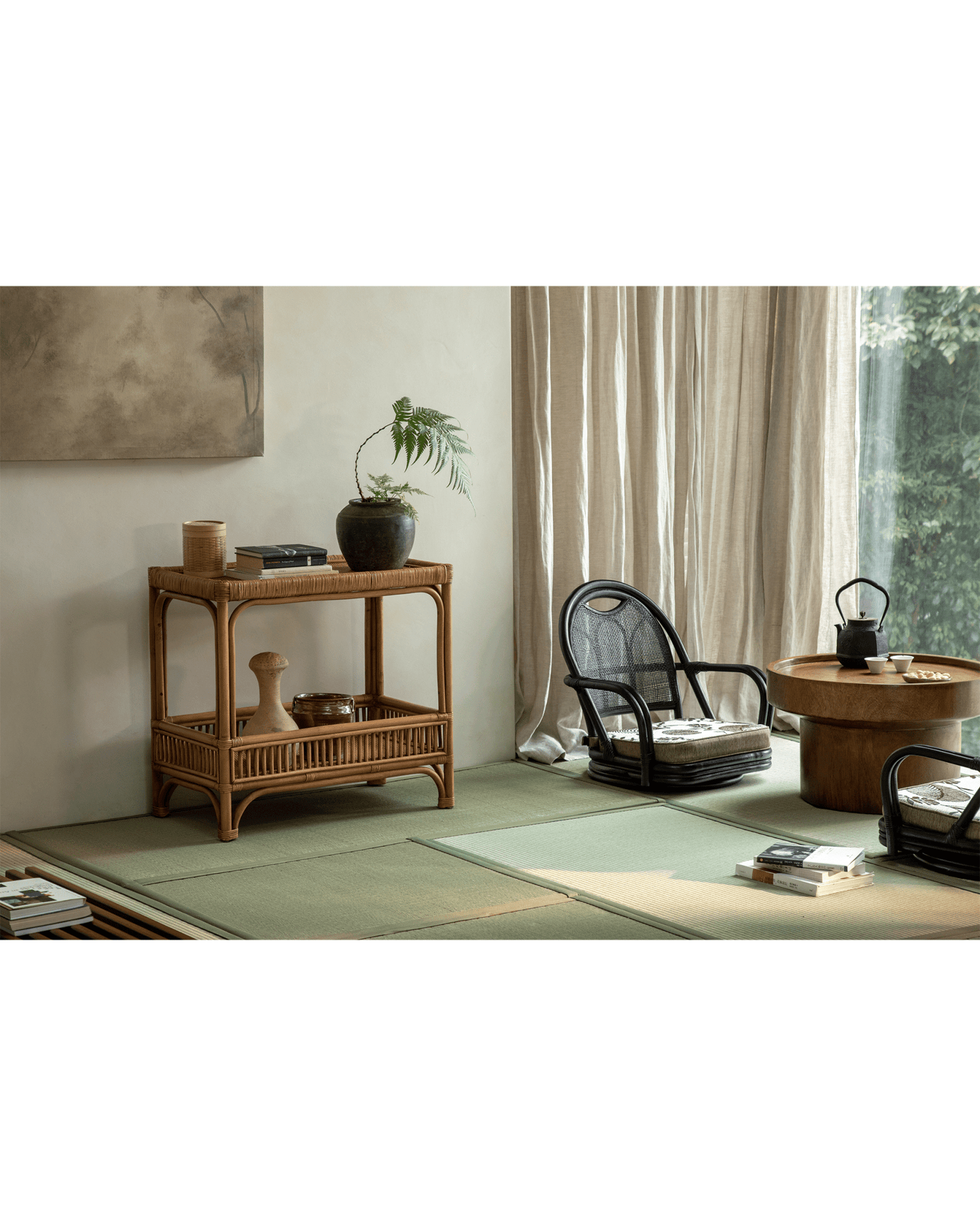 Table d'appoint en rotin Kaeo