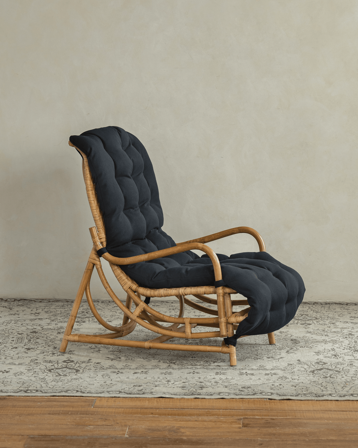 Chaise longue en rotin Nalgae