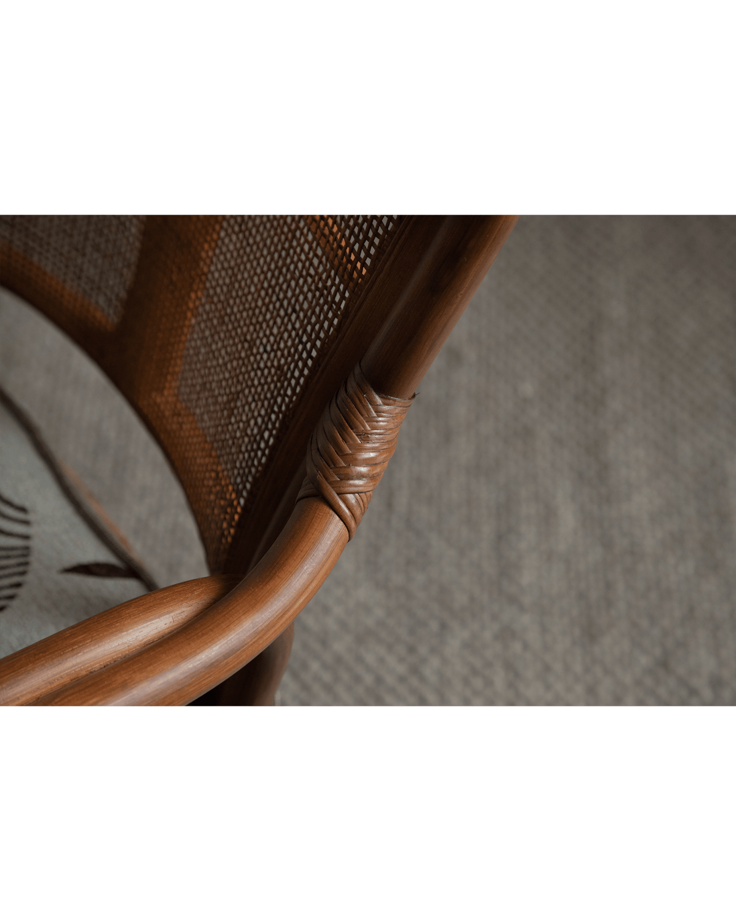 Chaise pivotante en rotin Ray Mini