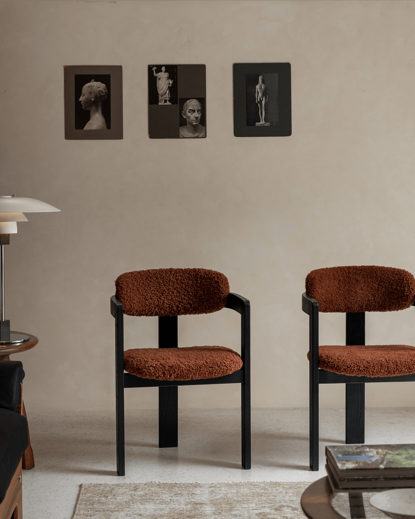 Chaise en peau de mouton Pamplona