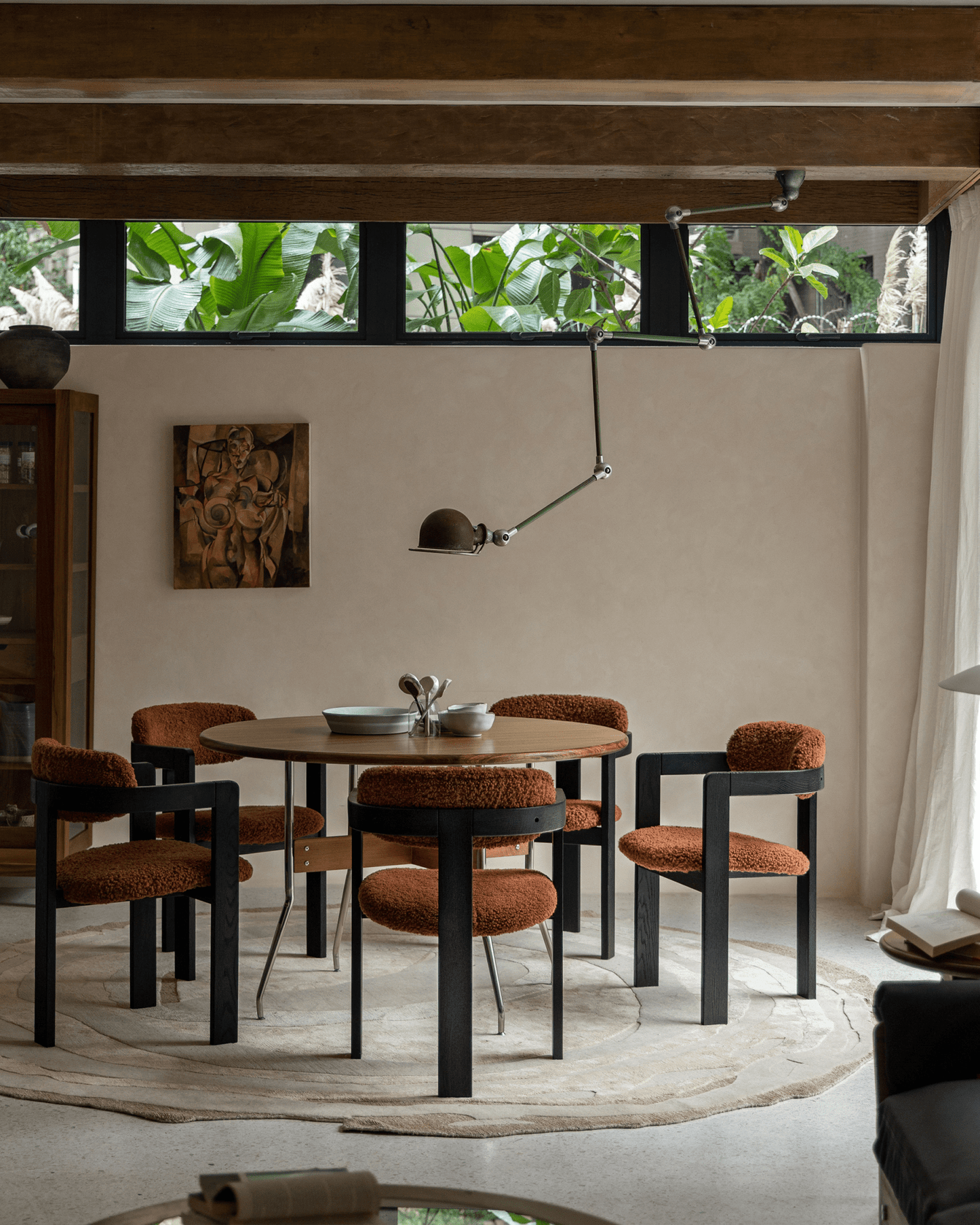 Chaise en peau de mouton Pamplona