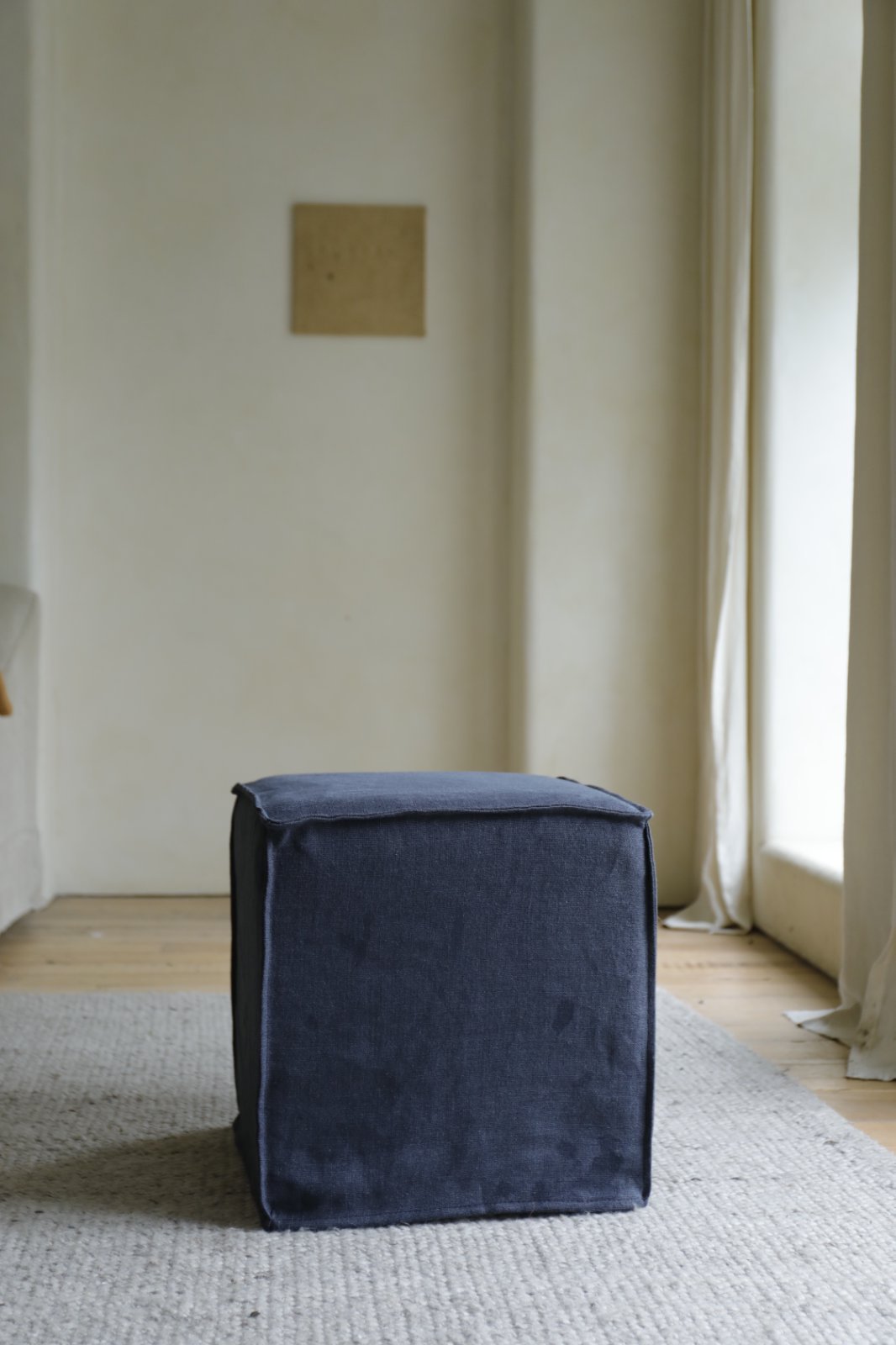 Pouf Cube en Lin