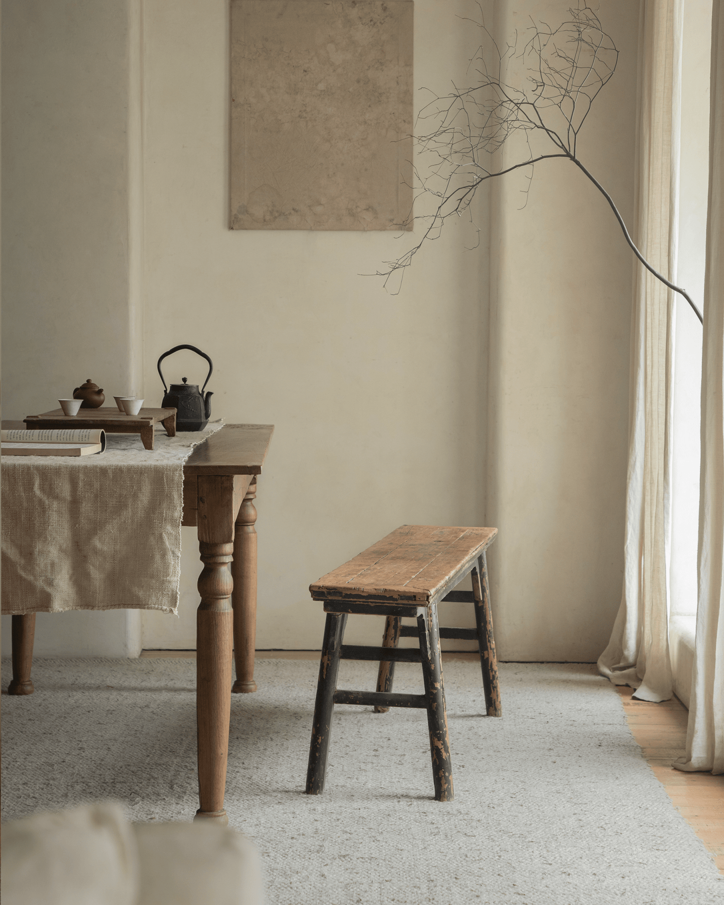 Table console chinoise antique