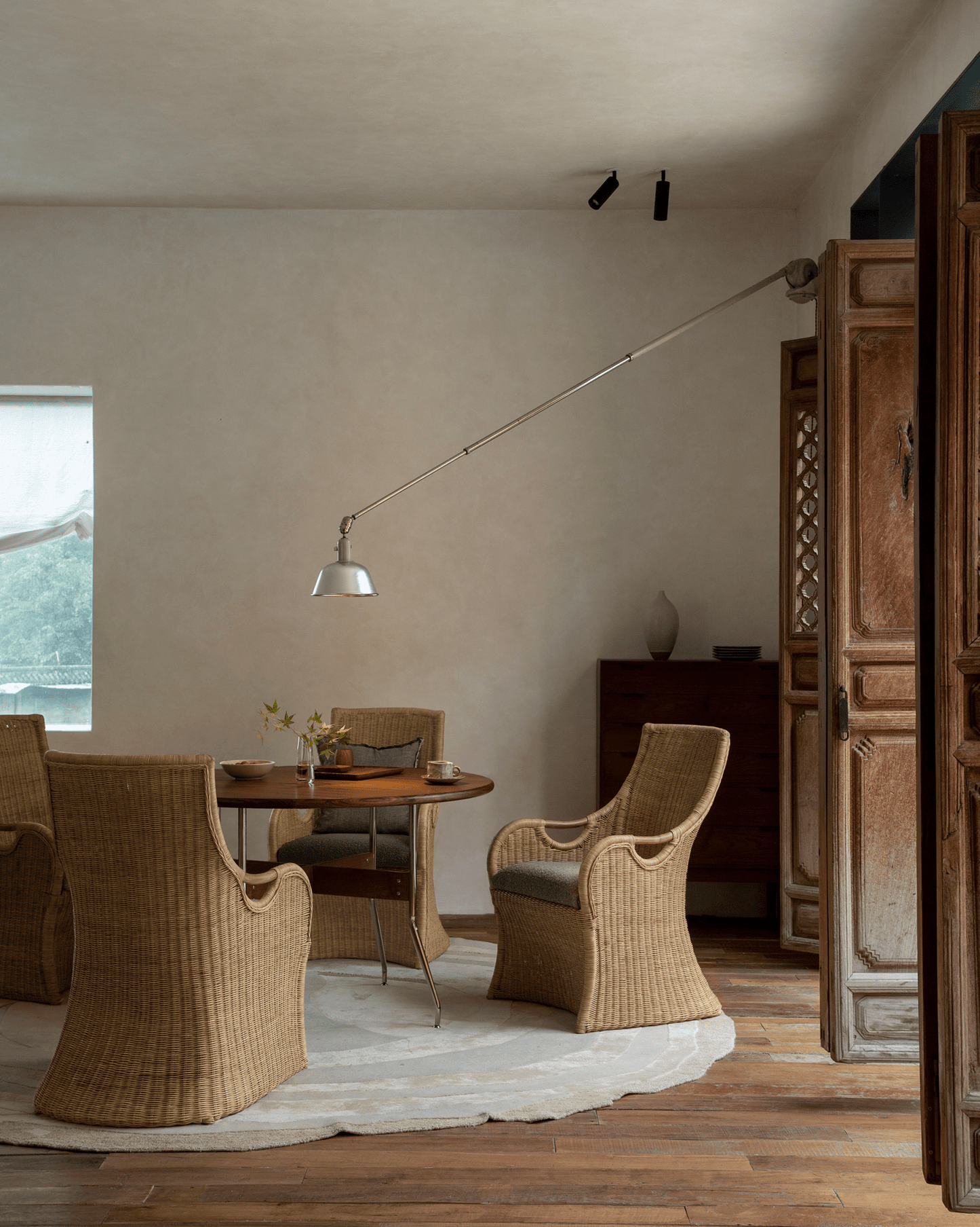 Chaise en rotin Ballerin