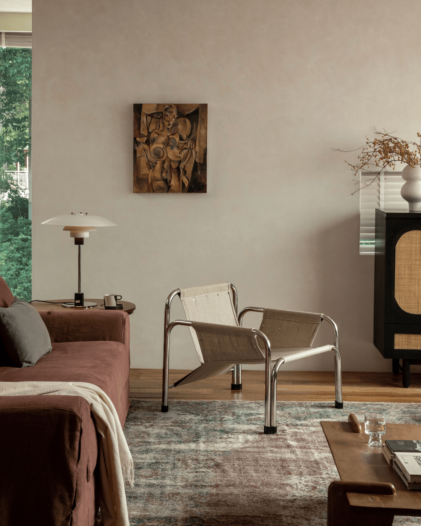 Chaise longue en U