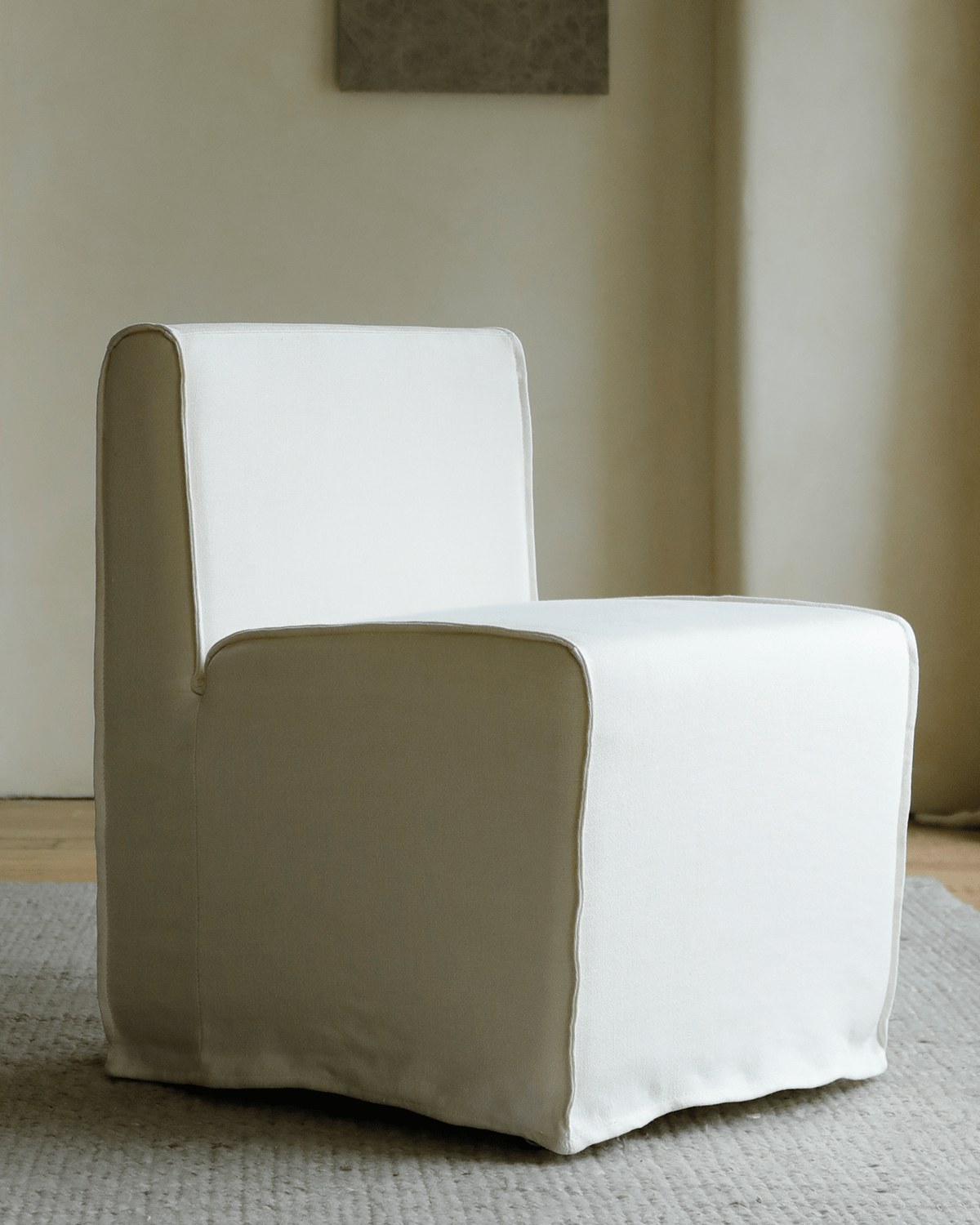 Housse de canapé et chaise à roulettes