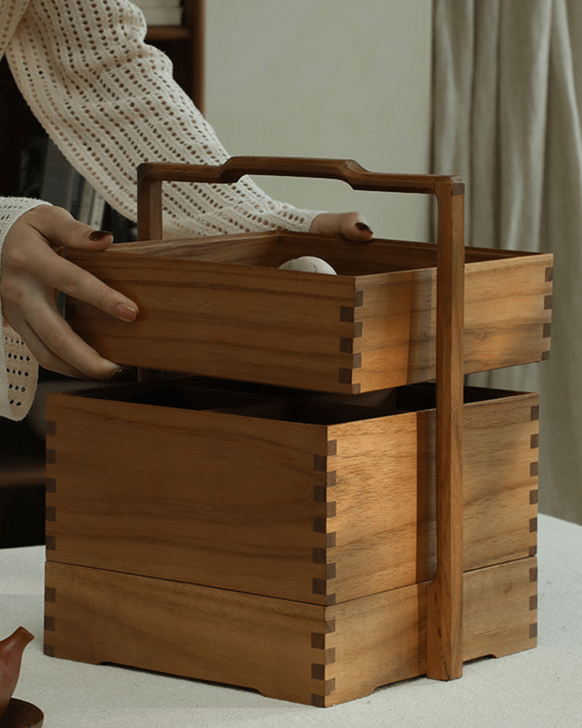 Boîte à bento à plusieurs niveaux