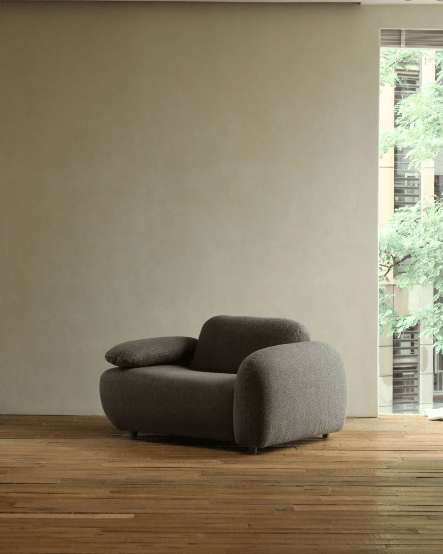 Fauteuil Gestein Bouclé