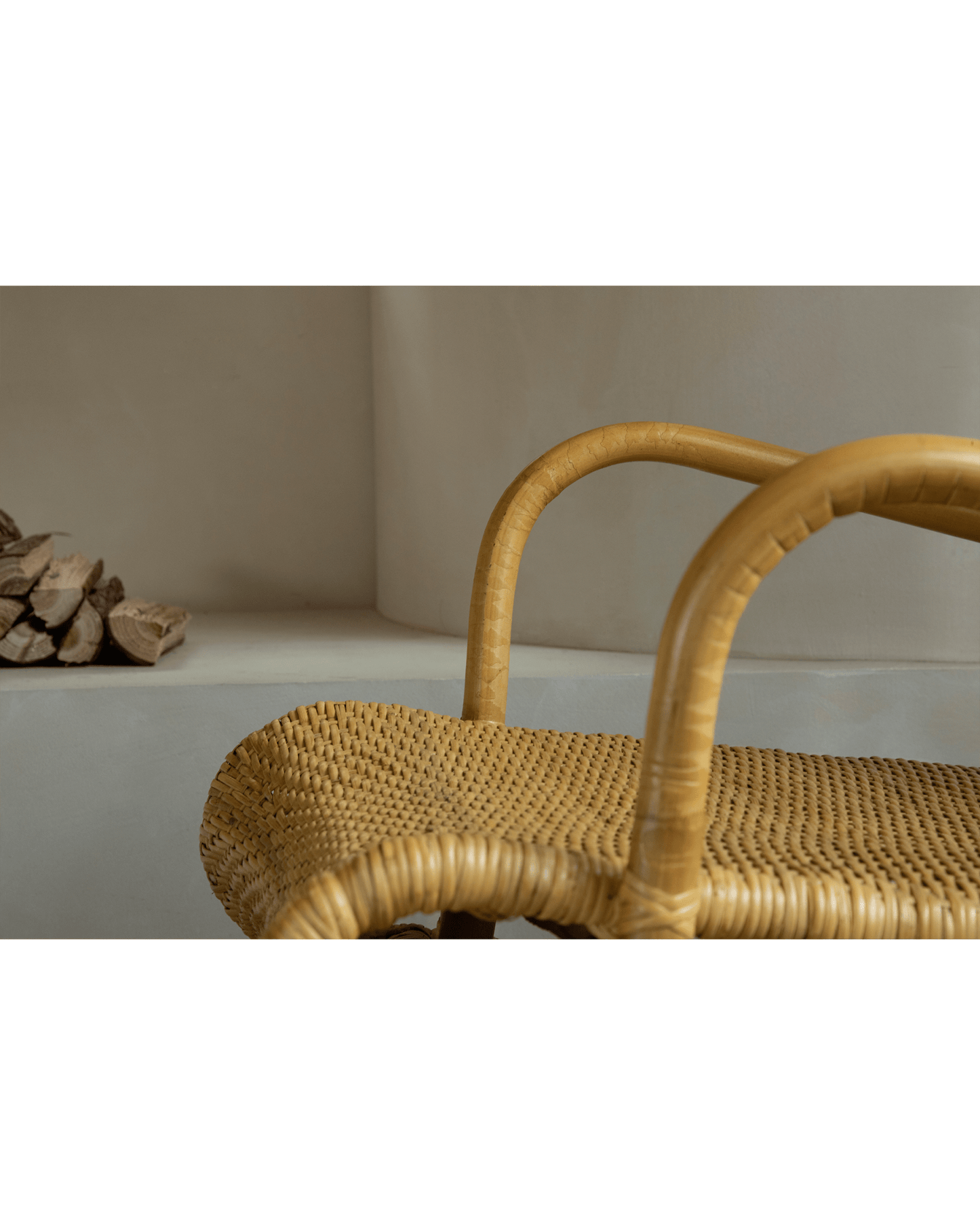 Chaise longue en rotin Nalgae