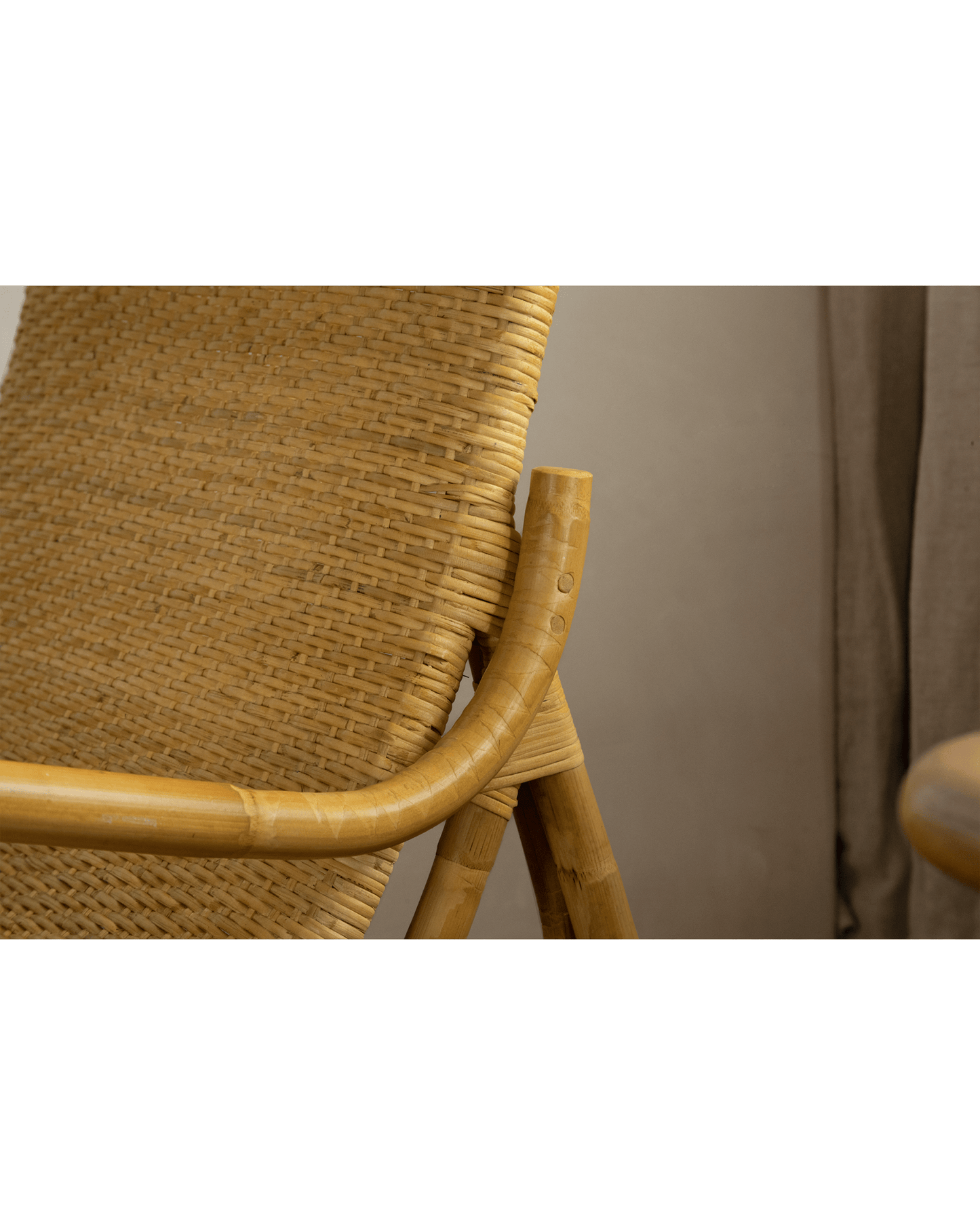Chaise longue en rotin Nalgae