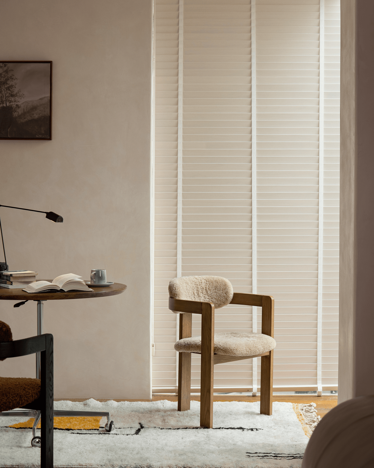 Chaise en peau de mouton Pamplona