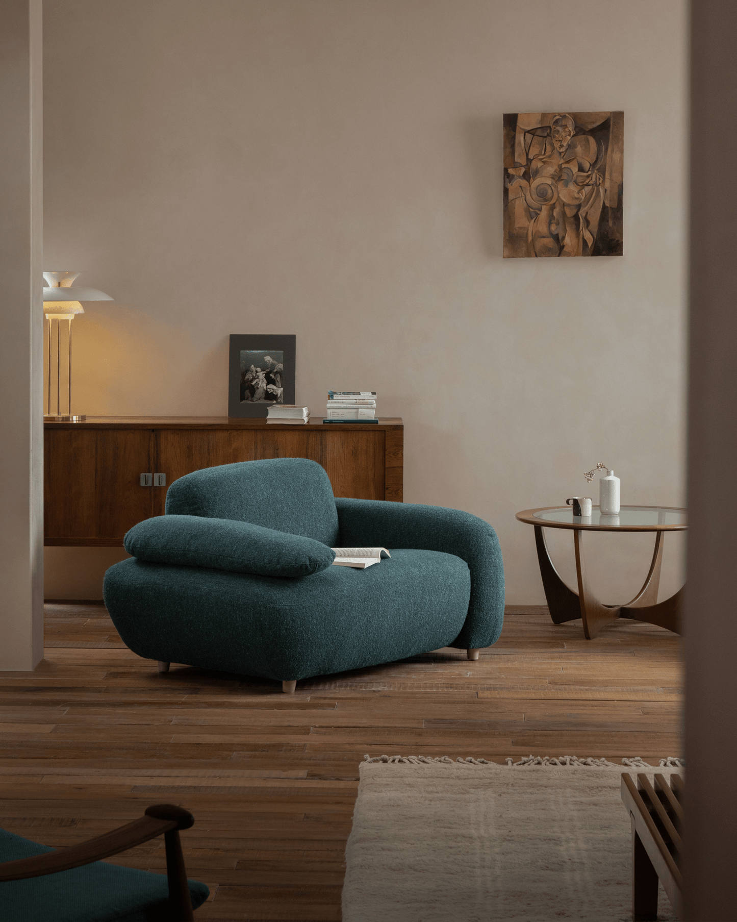 Fauteuil Gestein Bouclé