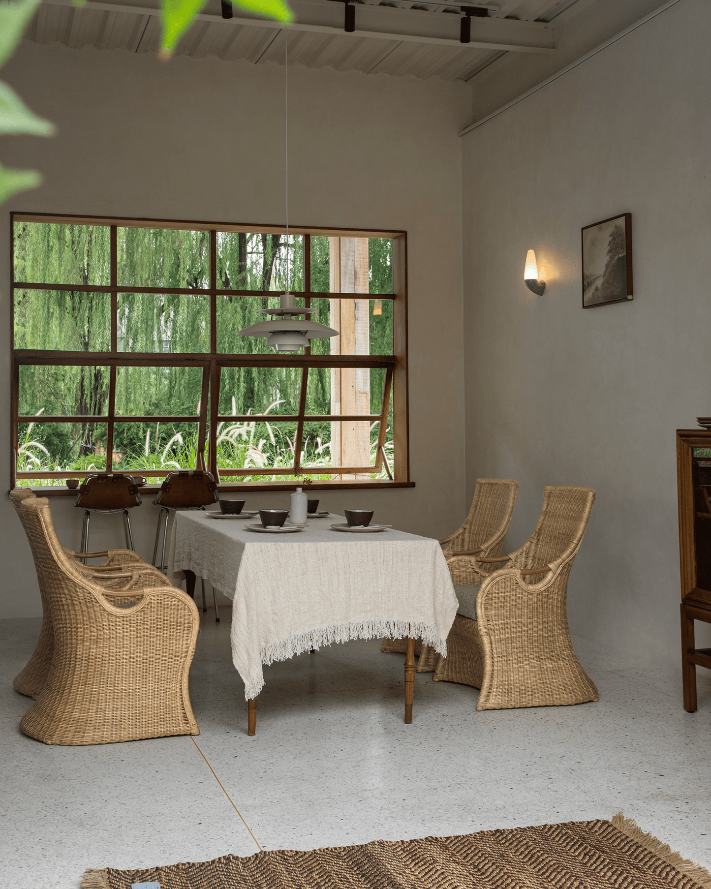 Chaise en rotin Ballerin