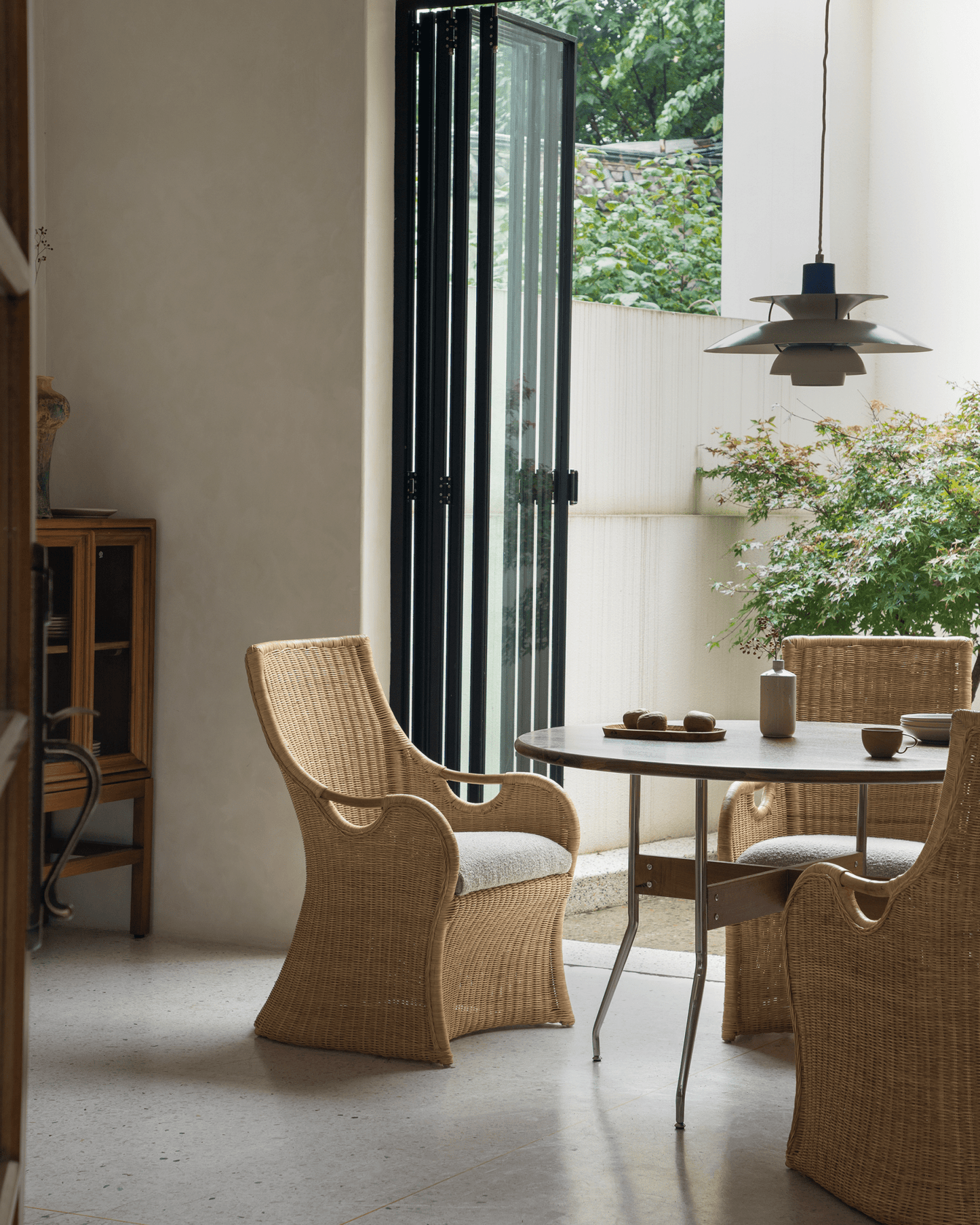 Chaise en rotin Ballerin