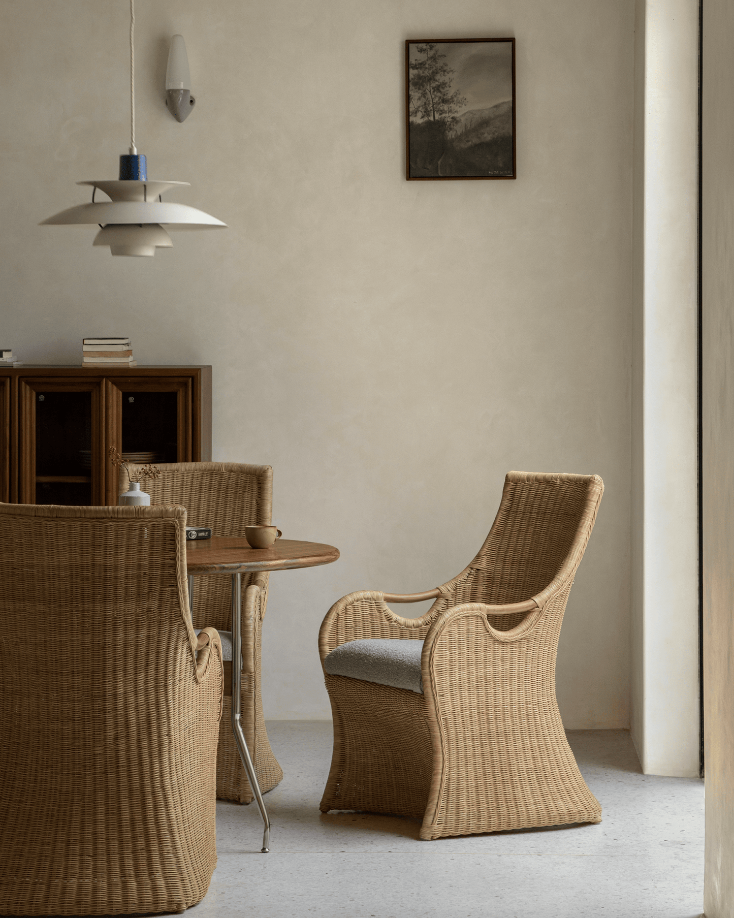 Chaise en rotin Ballerin