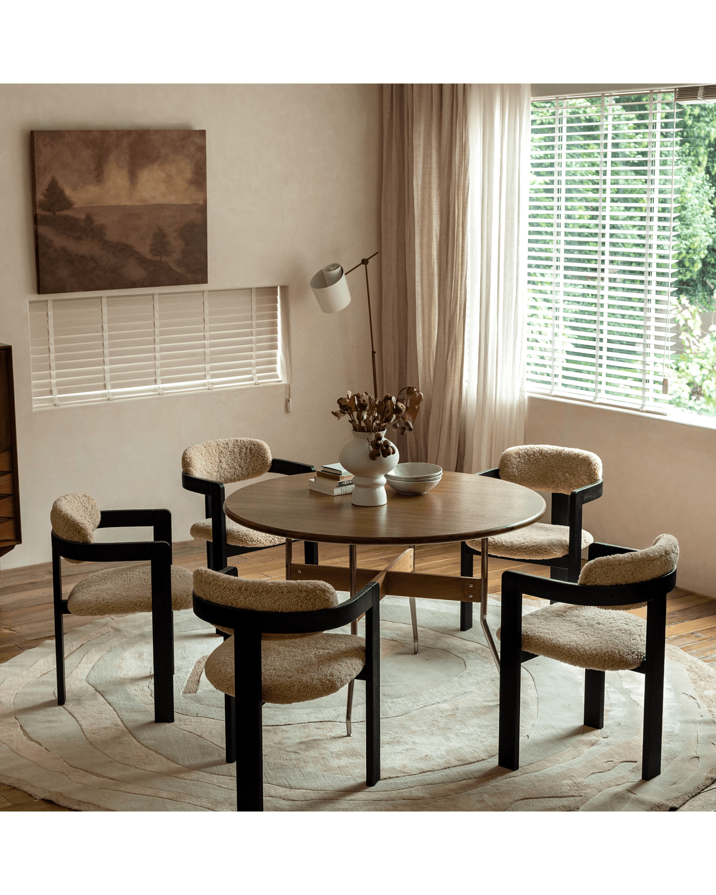 Chaise en peau de mouton Pamplona