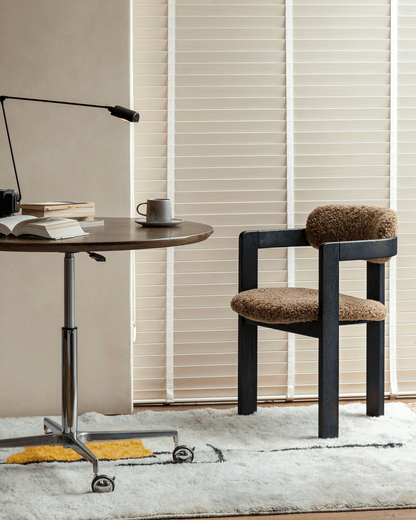 Chaise en peau de mouton Pamplona