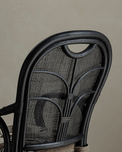 Chaise pivotante en rotin Ray Mini