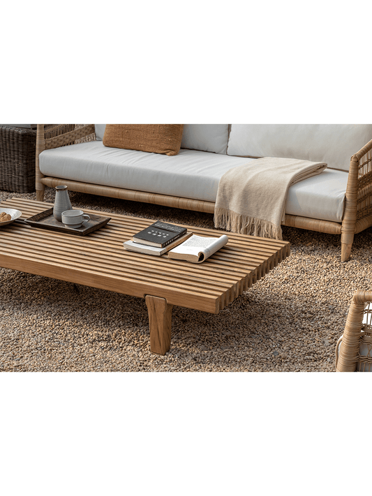 Table basse de clôture d'extérieur