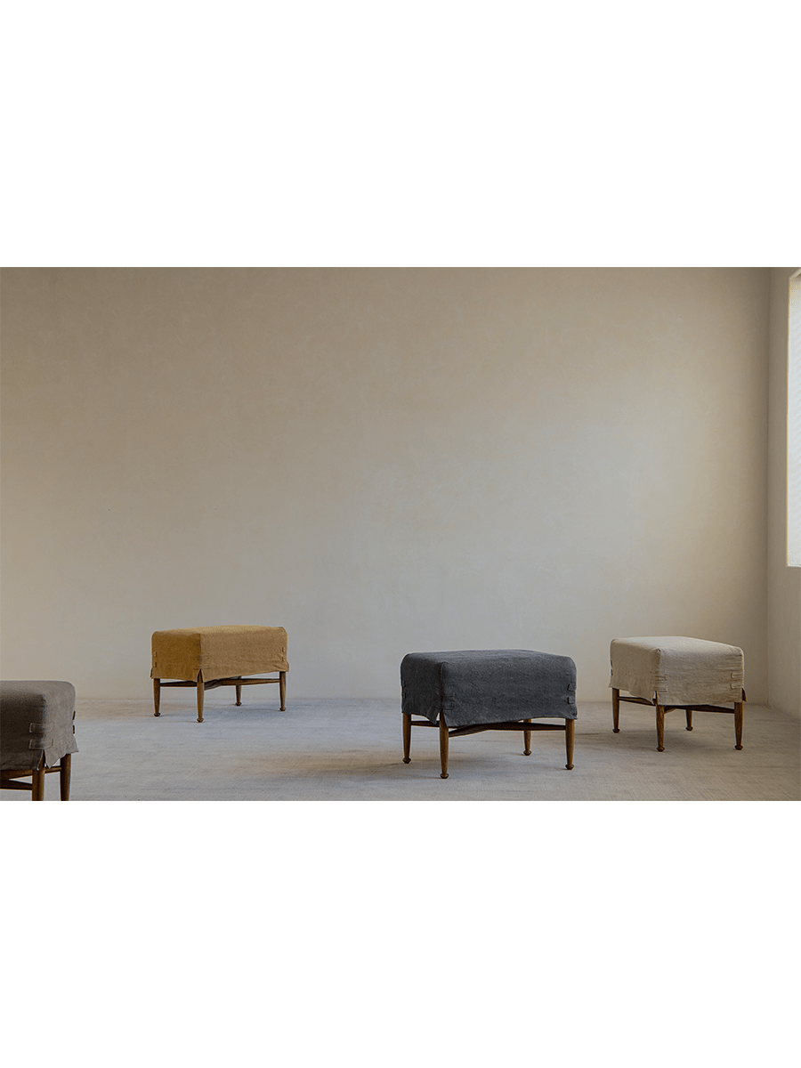 Tabouret Crabby avec housse