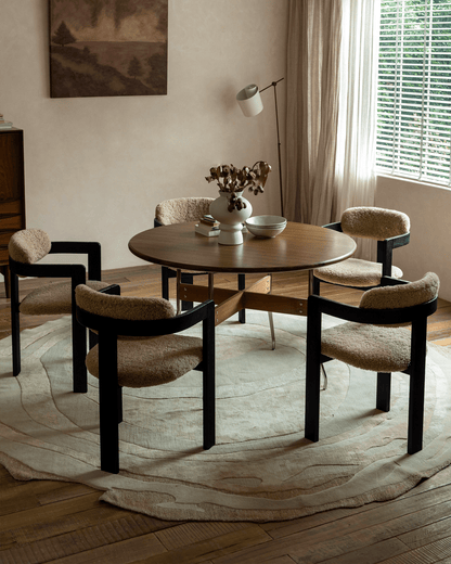 Chaise en peau de mouton Pamplona