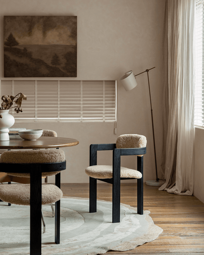 Chaise en peau de mouton Pamplona