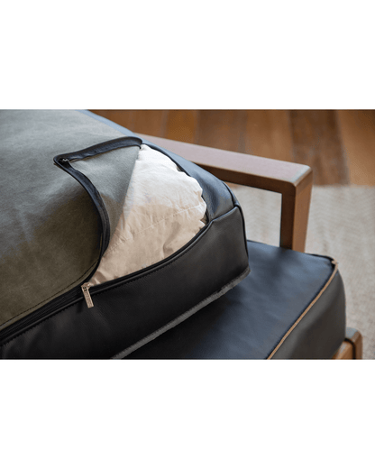 Fauteuil de salon en cuir René