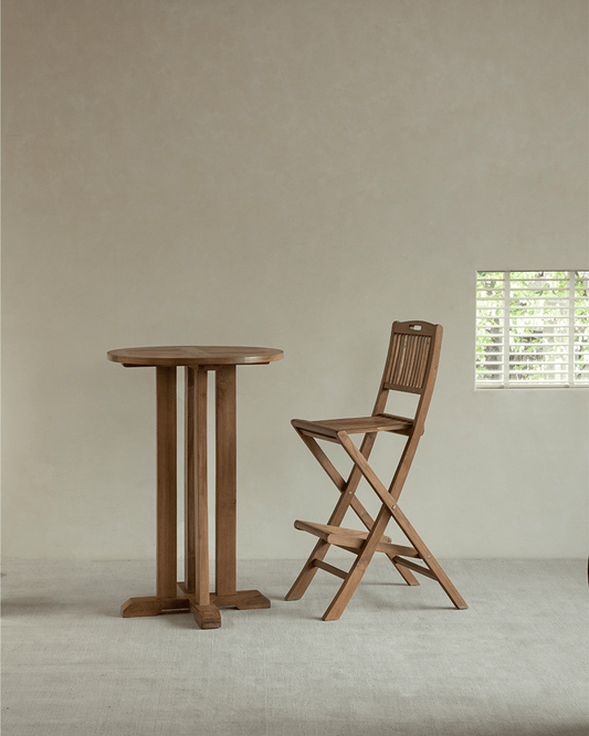 Ensemble de chaises et de table de bar d'extérieur