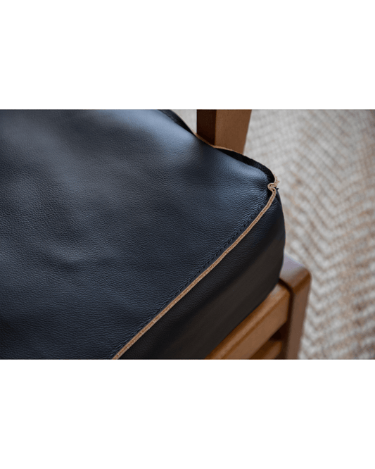 Fauteuil de salon en cuir René