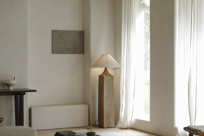 Lampadaire en bois