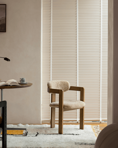 Chaise en peau de mouton Pamplona