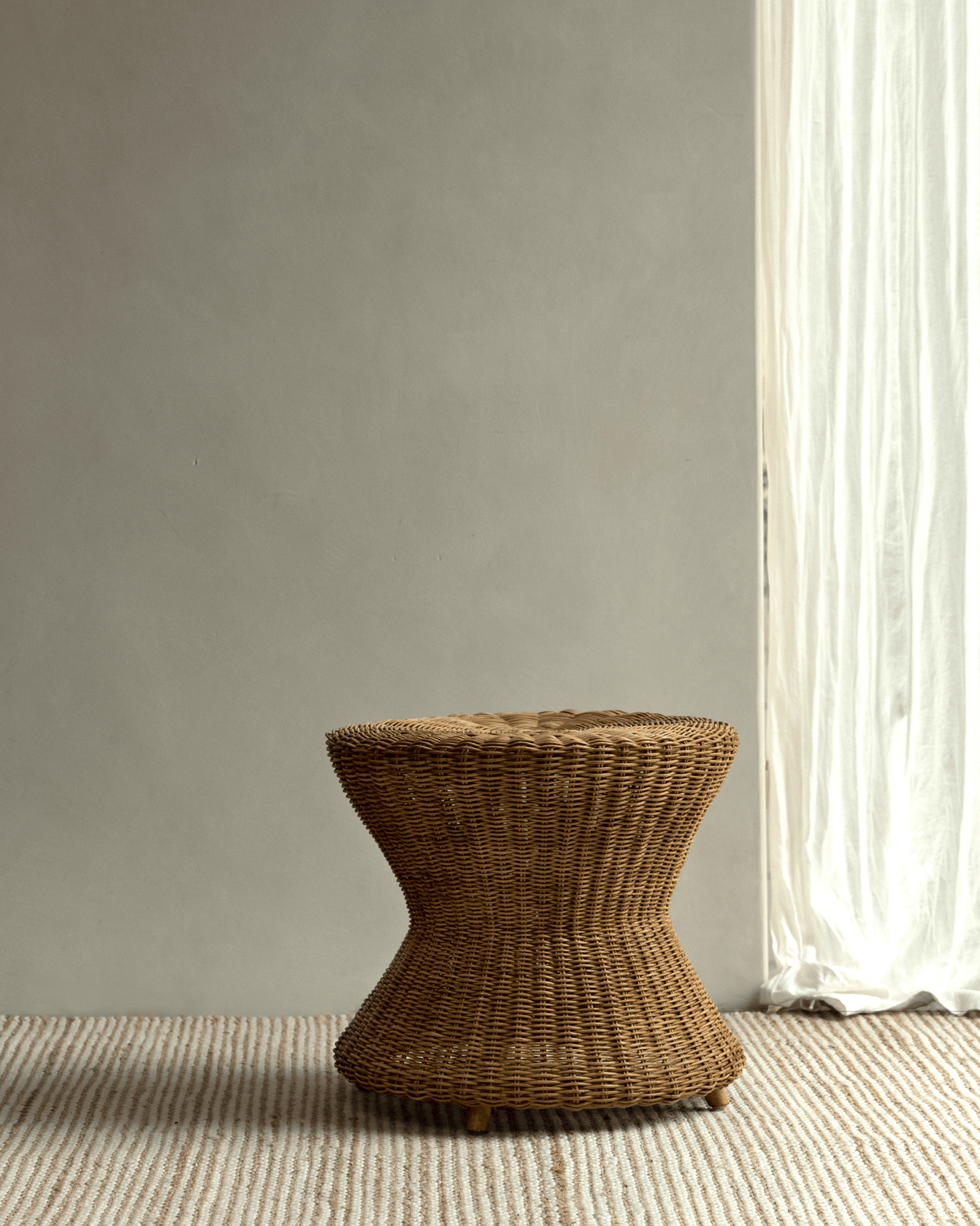 Table d'appoint en rotin Bongo