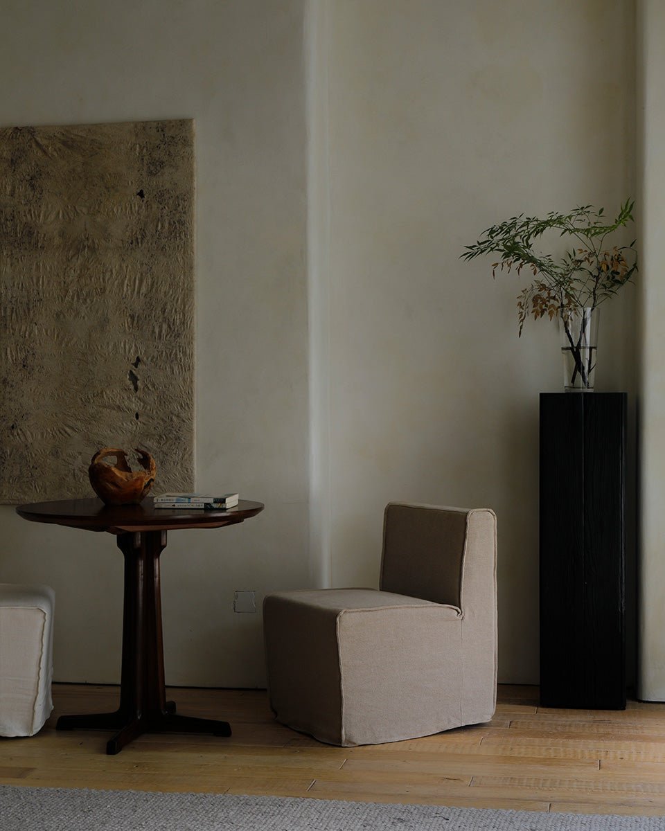 Housse de canapé et chaise à roulettes