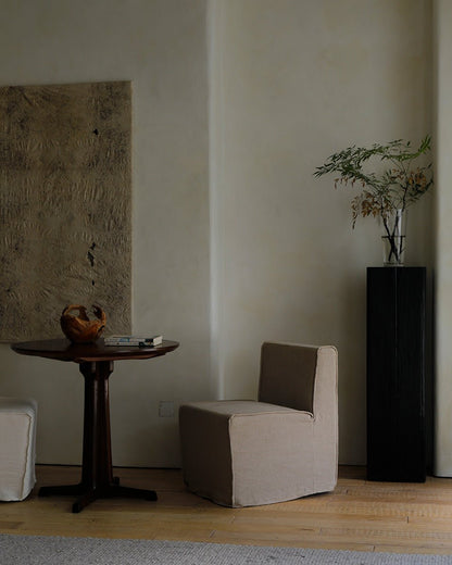 Housse de canapé et chaise à roulettes
