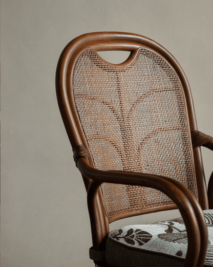 Chaise pivotante en rotin Ray Mini