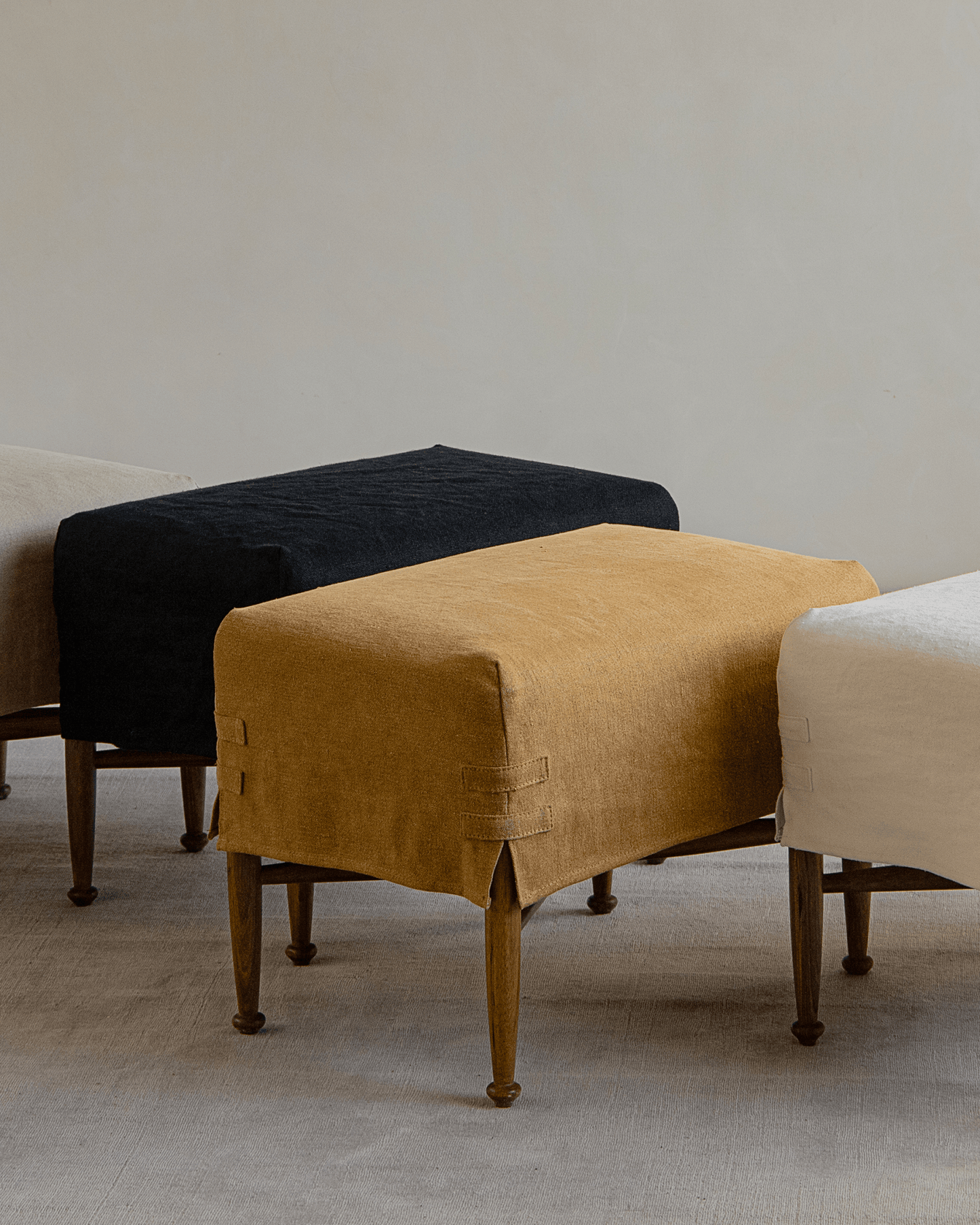Tabouret Crabby avec housse