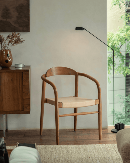 Chaise en cuir Crescent