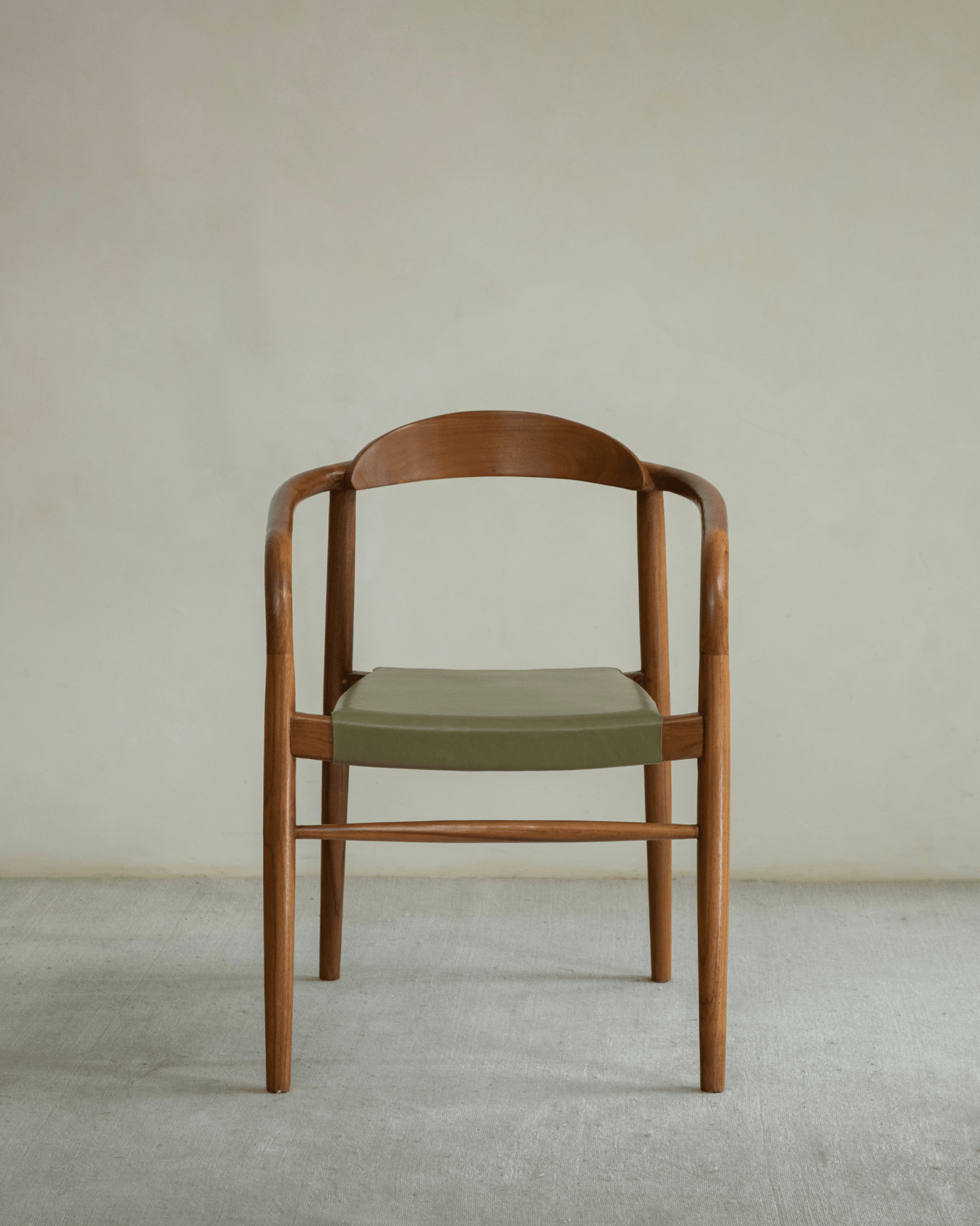 Chaise en cuir Crescent