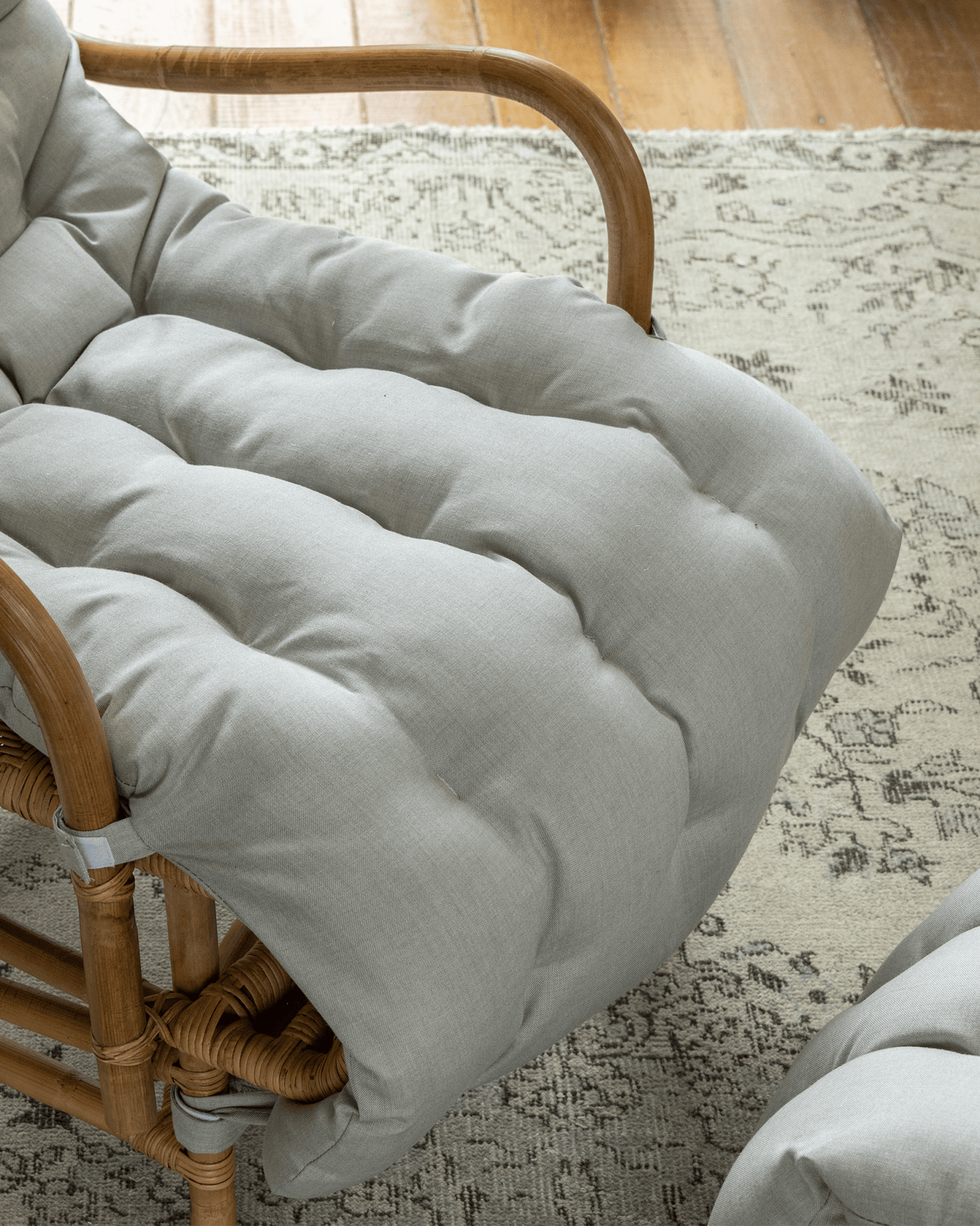 Chaise longue en rotin Nalgae