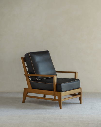 Fauteuil de salon en cuir René