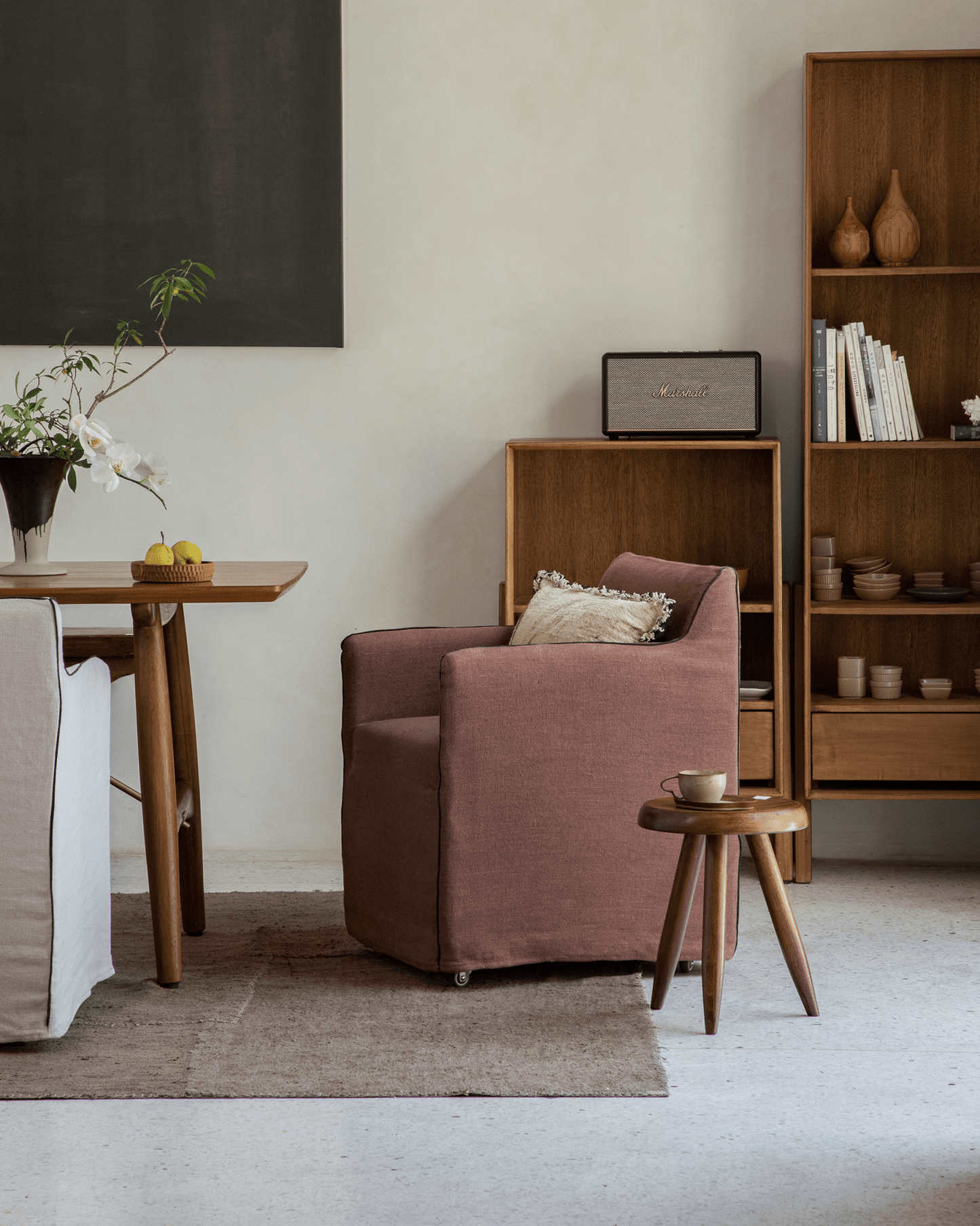 Housse de chaise en lin Ducy