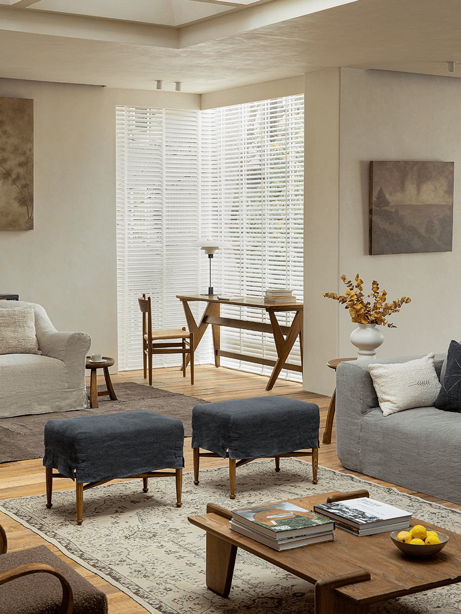 Tabouret Crabby avec housse