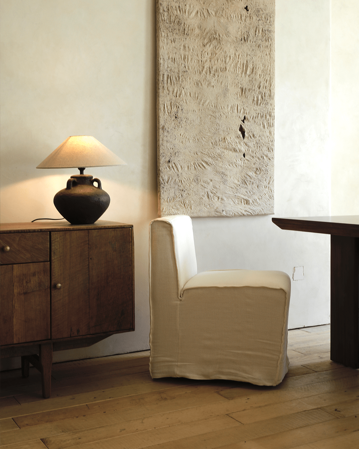 Housse de canapé et chaise à roulettes
