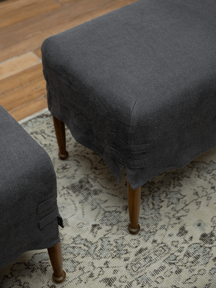 Tabouret Crabby avec housse