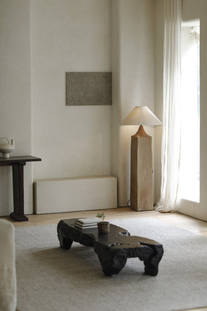 Lampadaire en bois