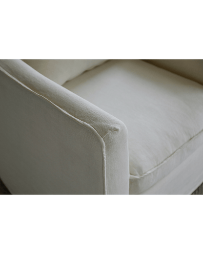 Fauteuil recouvert de tissu Sola