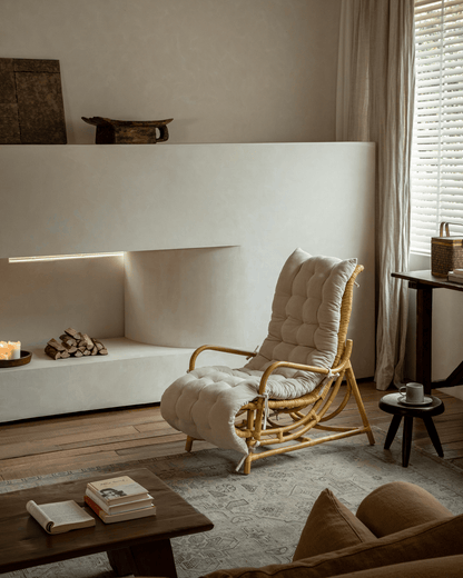 Chaise longue en rotin Nalgae