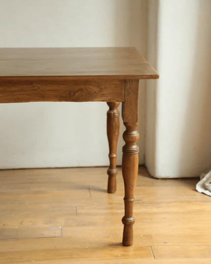 Tables indonésiennes vintage en bois de teck