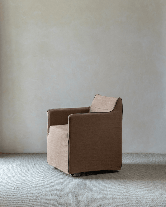 Housse de chaise en lin Ducy