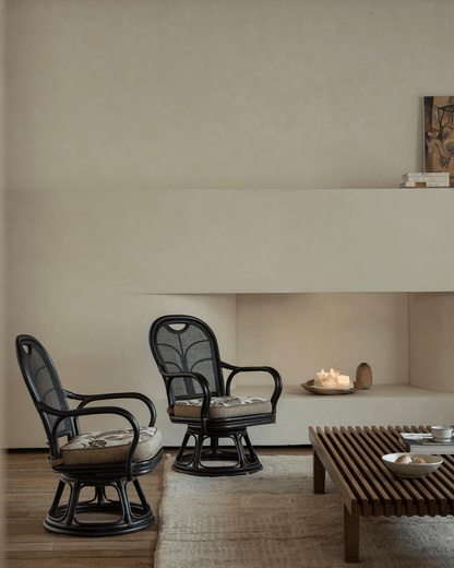 Chaise pivotante en rotin Ray Mini